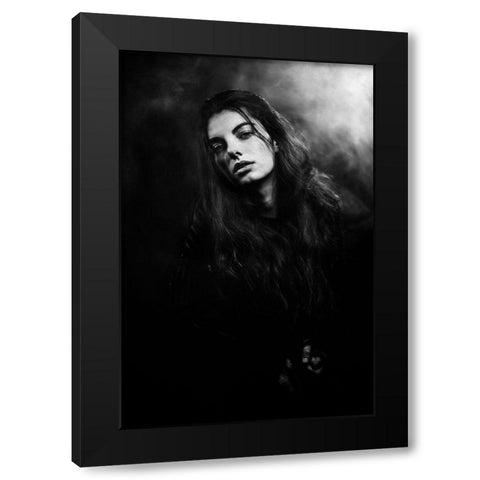 Untitled Black Modern Wood Framed Art Print with Double Matting by Vasilenko, Artem