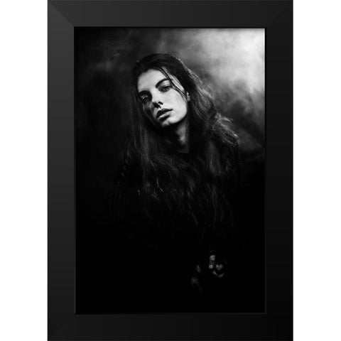 Untitled Black Modern Wood Framed Art Print by Vasilenko, Artem