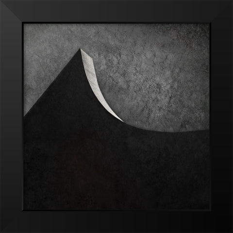 Marble Cut Black Modern Wood Framed Art Print by Claes, Gilbert