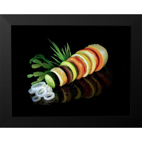 Multivitamin Black Modern Wood Framed Art Print by Skvortsov, Dmitry