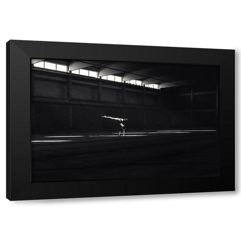 Ballando Nella Luce Black Modern Wood Framed Art Print with Double Matting by Krystynek MQEP, Martin