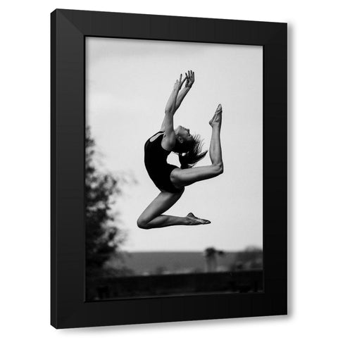 Dance Black Modern Wood Framed Art Print with Double Matting by Krystynek Mqep, Martin