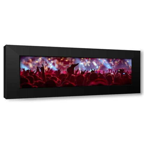 Rock Black Modern Wood Framed Art Print by Skvortsov, Dmitry