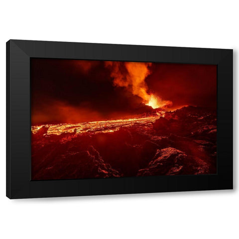 From The Hell Black Modern Wood Framed Art Print by Gabriel, Barathieu