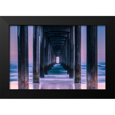 Vista Black Modern Wood Framed Art Print by Agazzi, Andreas