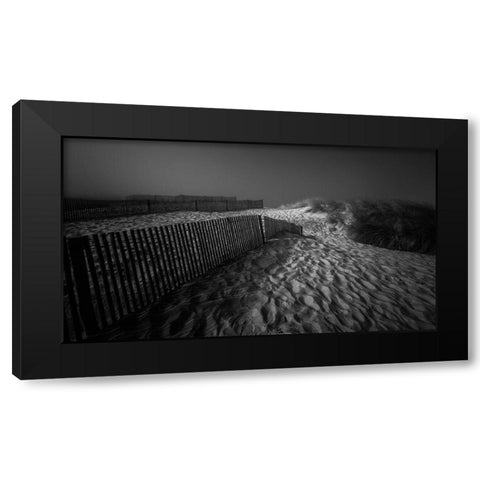 Where Shadows Lie Black Modern Wood Framed Art Print with Double Matting by Abrantes, Paulo