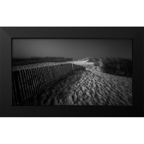 Where Shadows Lie Black Modern Wood Framed Art Print by Abrantes, Paulo