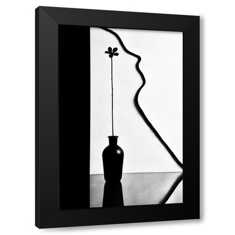 Untitled Black Modern Wood Framed Art Print with Double Matting by Clough, Stephen