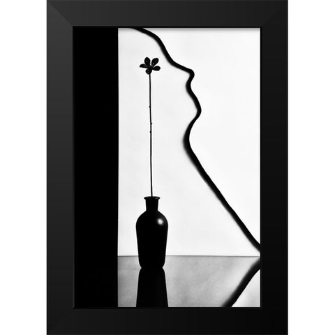 Untitled Black Modern Wood Framed Art Print by Clough, Stephen