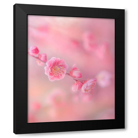 Untitled Black Modern Wood Framed Art Print with Double Matting by Koumura, Miyako