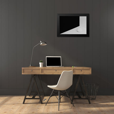 Still Life With Egg 3 Black Modern Wood Framed Art Print by Hrabinsky, Peter