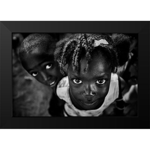 Guinac Black Modern Wood Framed Art Print by Godinho, Luis