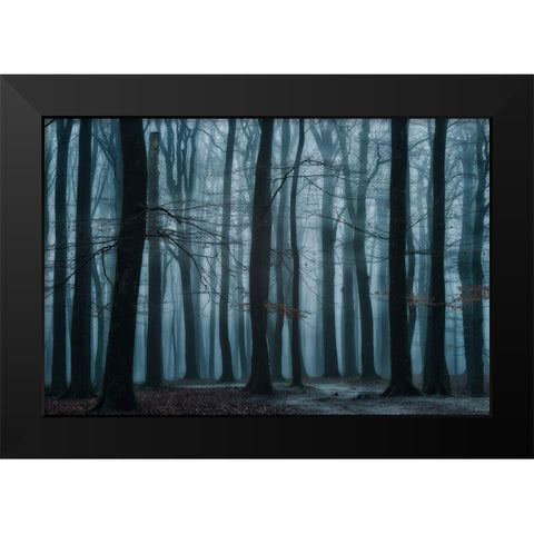 All Of Us Black Modern Wood Framed Art Print by Borggreve, Ellen