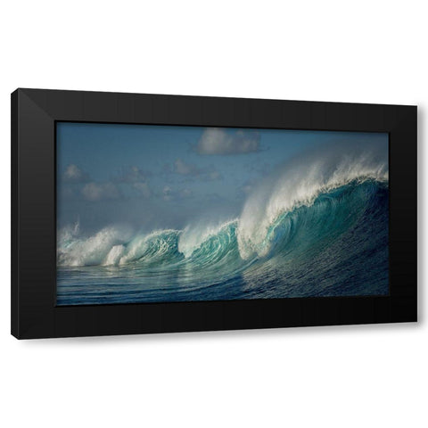 Salt Water Machine Black Modern Wood Framed Art Print by Guillemot, Mathilde