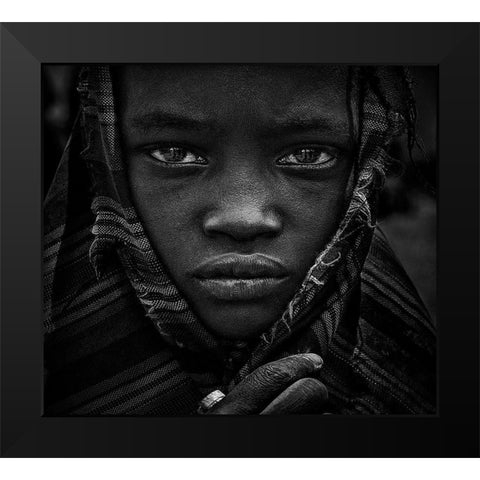 Untitled Black Modern Wood Framed Art Print by Inazio Kuesta, Joxe