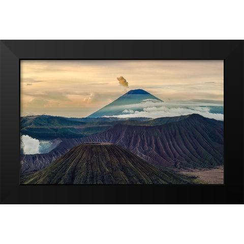 The Gods Masterpiece Black Modern Wood Framed Art Print by Zhang Yu, Ryan