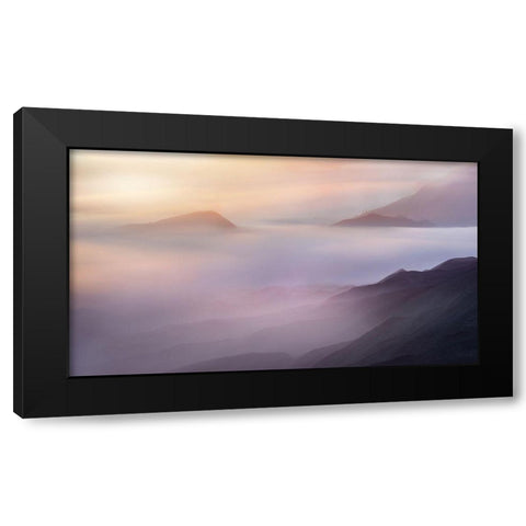 Vanilla Black Modern Wood Framed Art Print by Gunawan, Rudi