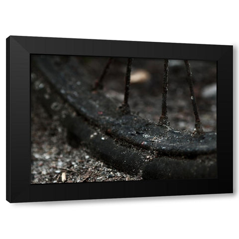 Vergessene Racder 28-Forgotten Bikes 28 Black Modern Wood Framed Art Print by Zawischa, Henrik
