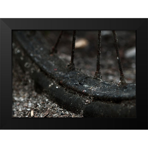 Vergessene Racder 28-Forgotten Bikes 28 Black Modern Wood Framed Art Print by Zawischa, Henrik