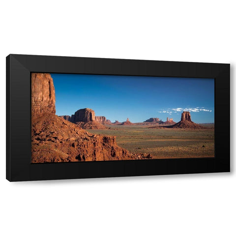 Navajo Nation Black Modern Wood Framed Art Print by Fegari