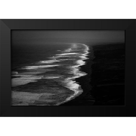 Ive Heard The Mermaids Singing Black Modern Wood Framed Art Print by Darby, Rob