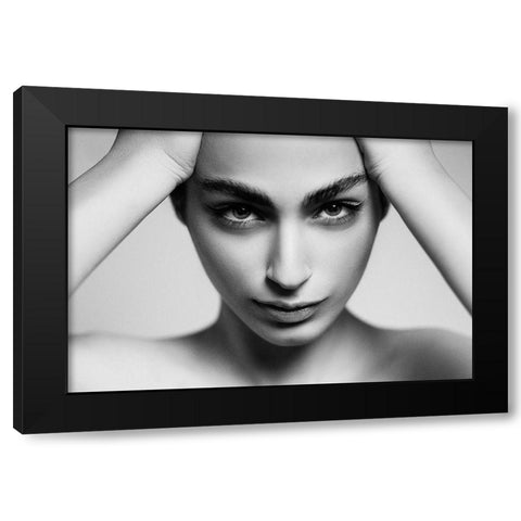 Bravo Black Modern Wood Framed Art Print with Double Matting by Hamidnezhad, Amin