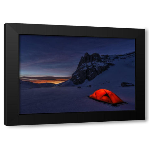 The Reward Black Modern Wood Framed Art Print by Gonzalez, Carlos