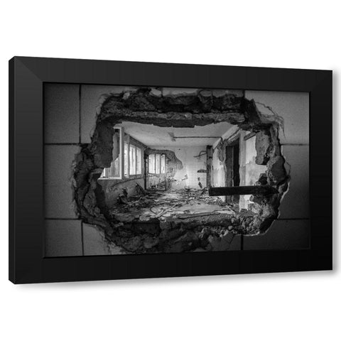 Frame Black Modern Wood Framed Art Print with Double Matting by Kuckovsky, Sebastian