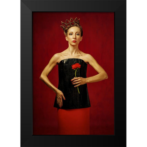 Untitled Black Modern Wood Framed Art Print by Smirnov, Sergei