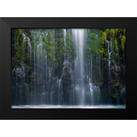 Magical Retreat Black Modern Wood Framed Art Print by Macua, Gerald