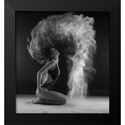 Dance Black Modern Wood Framed Art Print by Kanovits, Gabor