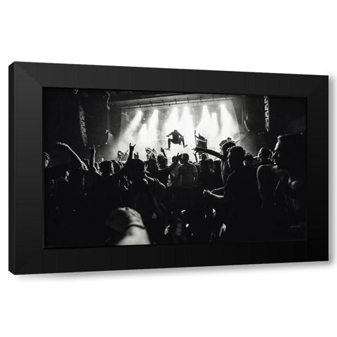 Betraying The Martyrs Ii Black Modern Wood Framed Art Print by Kamarainen, Jesse