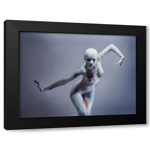 Untitled Black Modern Wood Framed Art Print with Double Matting by Demchenko, Gregory