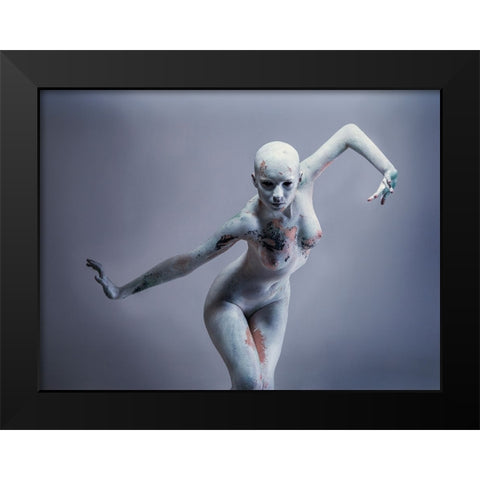 Untitled Black Modern Wood Framed Art Print by Demchenko, Gregory