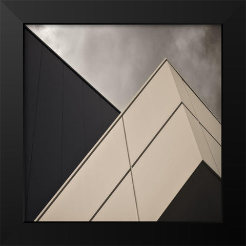 Tangential Black Modern Wood Framed Art Print by Claes, Gilbert