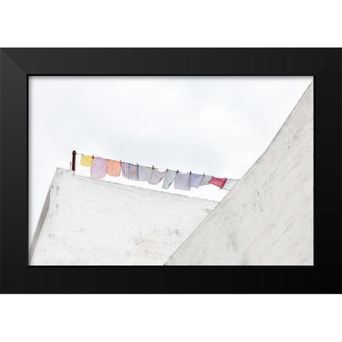 Clean Stuff Black Modern Wood Framed Art Print by Pino, Emilio