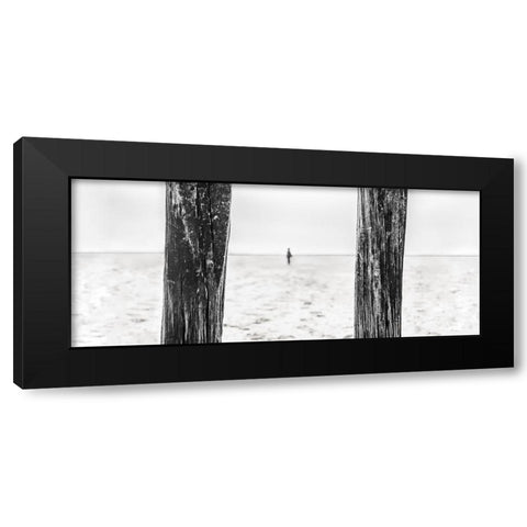 Last Resistance Black Modern Wood Framed Art Print with Double Matting by Claes, Gilbert