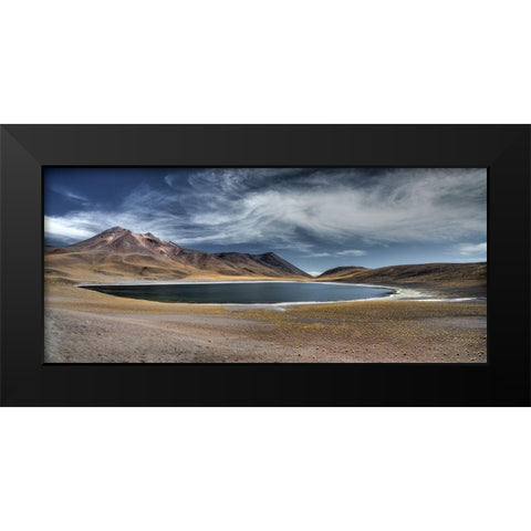 Laguna Miscanti Et Miniques Black Modern Wood Framed Art Print by Moreau, Loulou