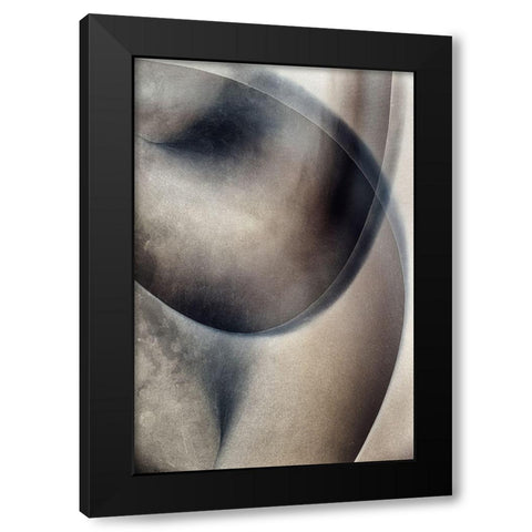 Erotica Ii. Black Modern Wood Framed Art Print with Double Matting by Verschelden, Harry