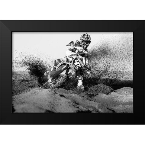 Krisztian Tompa Black Modern Wood Framed Art Print by Szabo, Attila