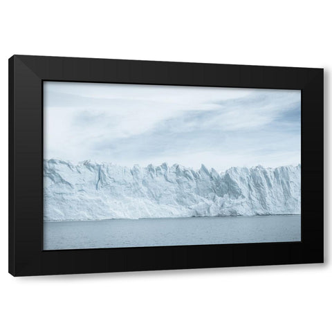 The Wall Black Modern Wood Framed Art Print by Steinkopff, Robert