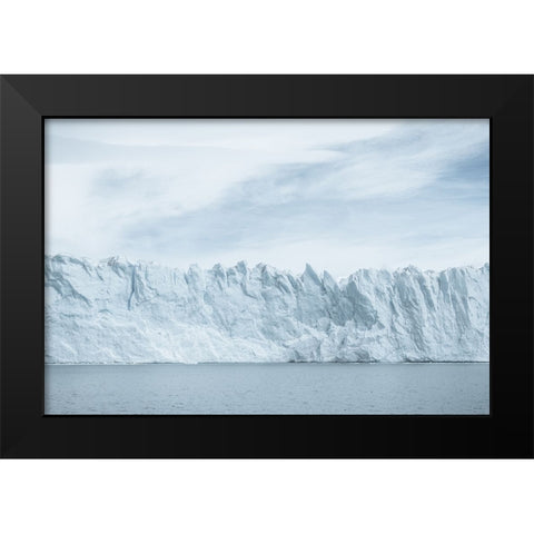 The Wall Black Modern Wood Framed Art Print by Steinkopff, Robert