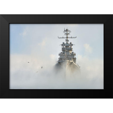 Cruiser Ghost Black Modern Wood Framed Art Print by Nesvetaylov, Dmitry