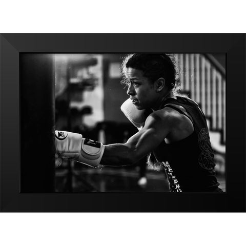 Training Black Modern Wood Framed Art Print by Zhao, Henry