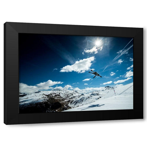 Shadow Dancer... Black Modern Wood Framed Art Print by Verbiest, Eric