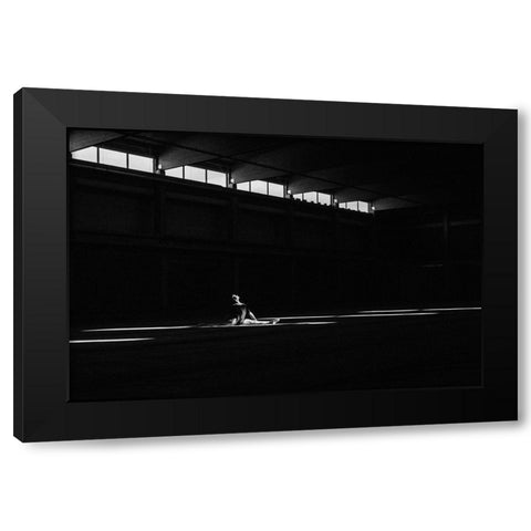 Ballando Nella Luce Black Modern Wood Framed Art Print with Double Matting by Krystynek MQEP, Martin