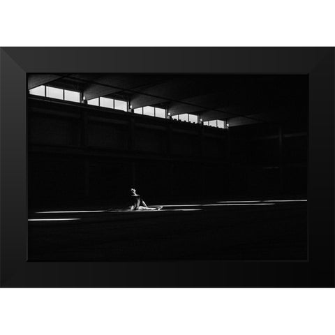 Ballando Nella Luce Black Modern Wood Framed Art Print by Krystynek MQEP, Martin