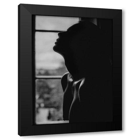 Window Black Modern Wood Framed Art Print with Double Matting by Krystynek MQEP, Martin