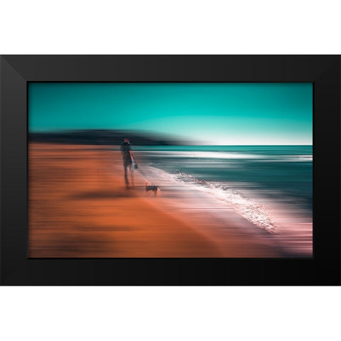 The Quiet Hours Black Modern Wood Framed Art Print by Chiriaco, Carmine