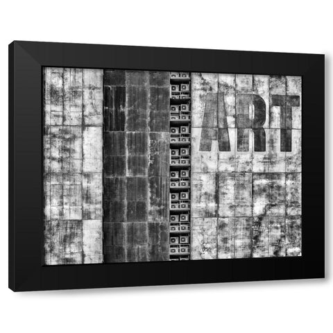 Gritty Palace Black Modern Wood Framed Art Print with Double Matting by Pearson, Wayne